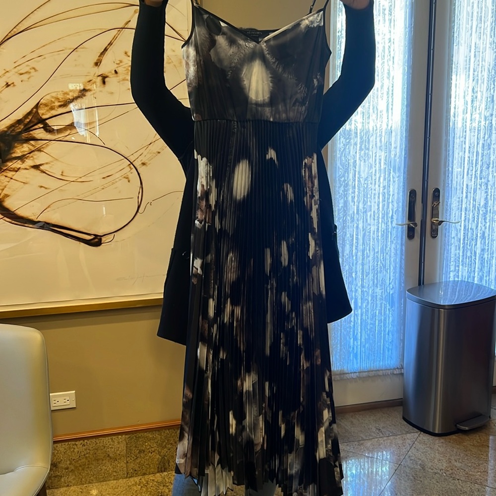 All Saints XS midi dress